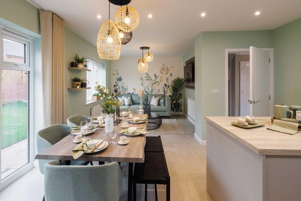 Plot 70, The Wyatt at Bloor Homes at Wistaston Brook, Church Lane CW2 4
