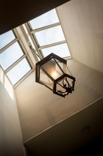 Lantern and ceiling light