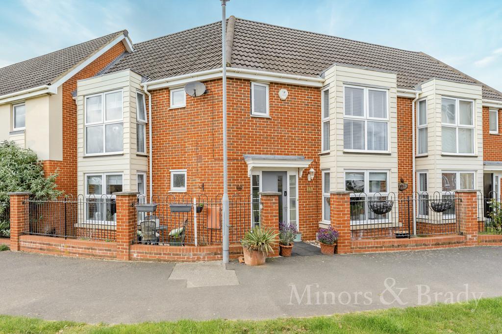 St. Simon Close, Costessey, Norwich 3 bed terraced house for sale £