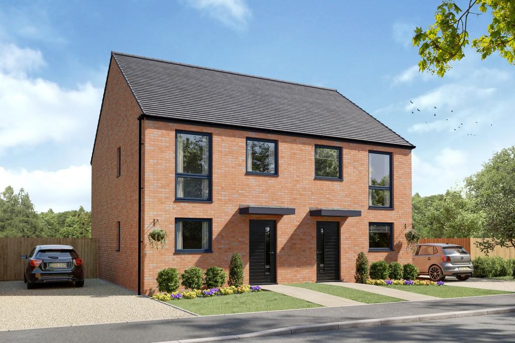 Plot 023, Glin at The Woodlands... 3 bed semidetached house for sale £199,995