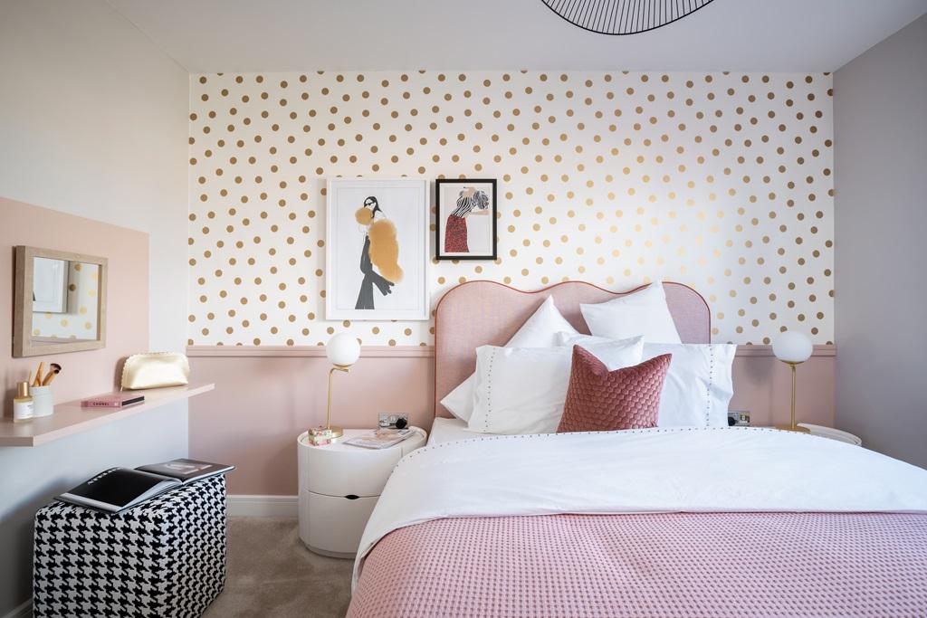 A spacious fourth bedroom