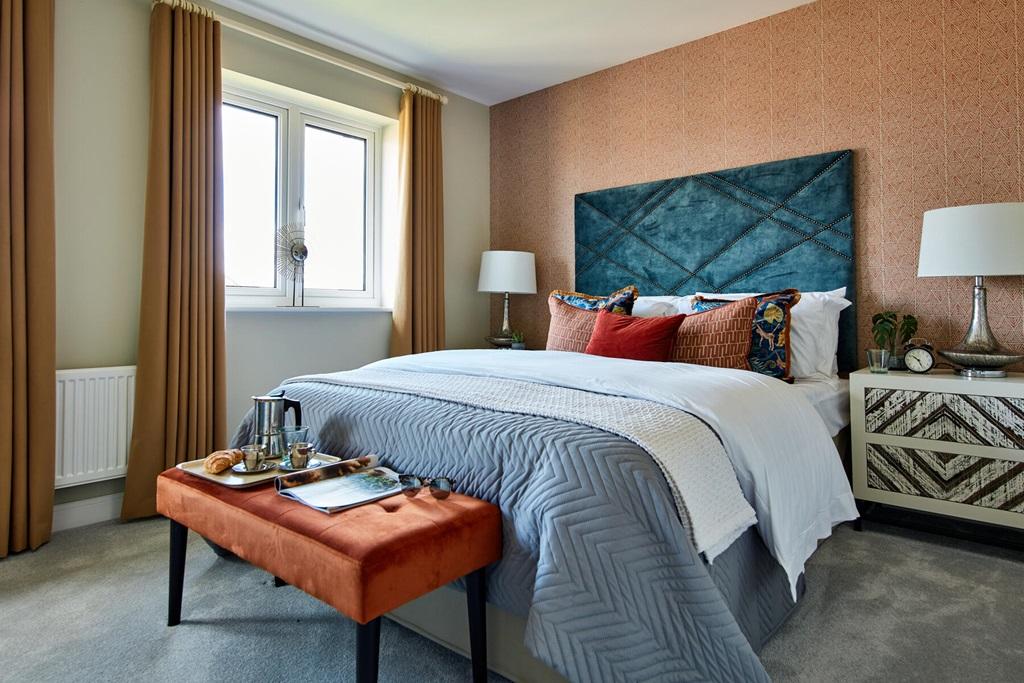 Double bedroom with lots of storage space