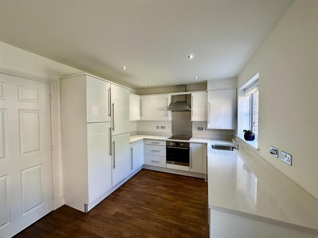 Open plan kitchen diner