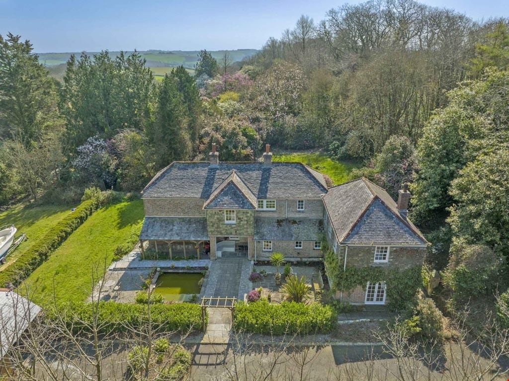 Rural Probus, Nr. Truro, Cornwall 7 bed detached house for sale £