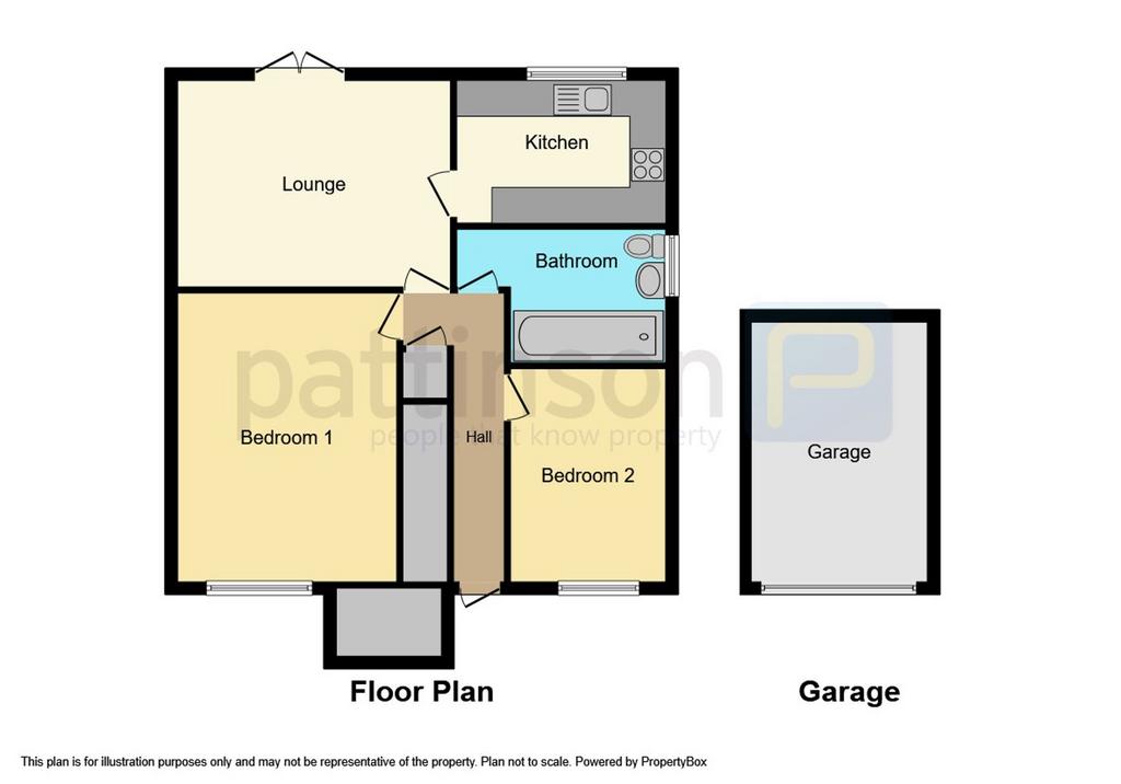 Wentworth Grove, Hartlepool, Durham... 2 bed ground floor flat £58,000