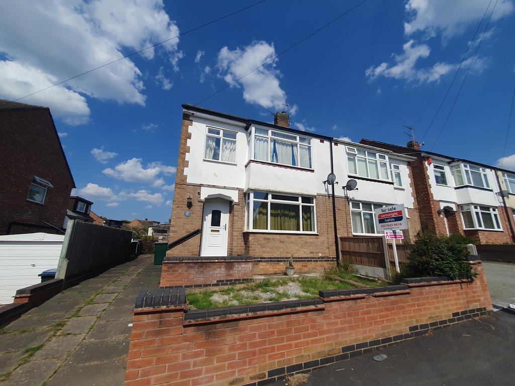 Norton Hill Drive, Wyken, Coventry, West Midlands. CV2 3AU 3 bed semi