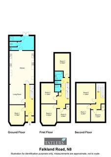 8 bedroom terraced house for sale, Falkland Road, Haringey, N8