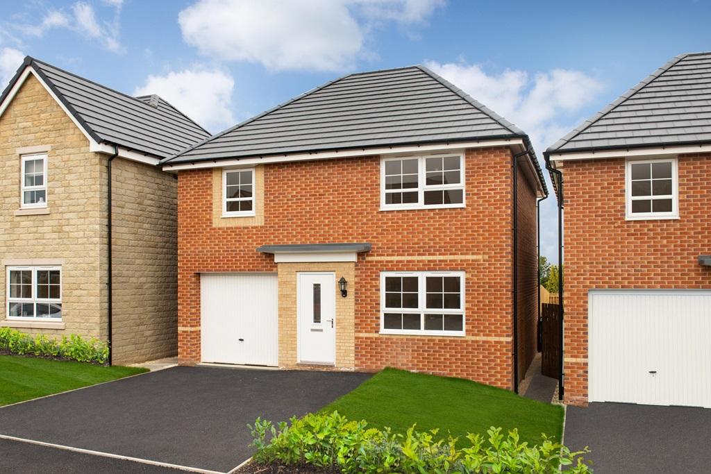 Windermere at West Meadows Arcot Estate Beacon Lane, Cramlington NE23 4 bed detached house for
