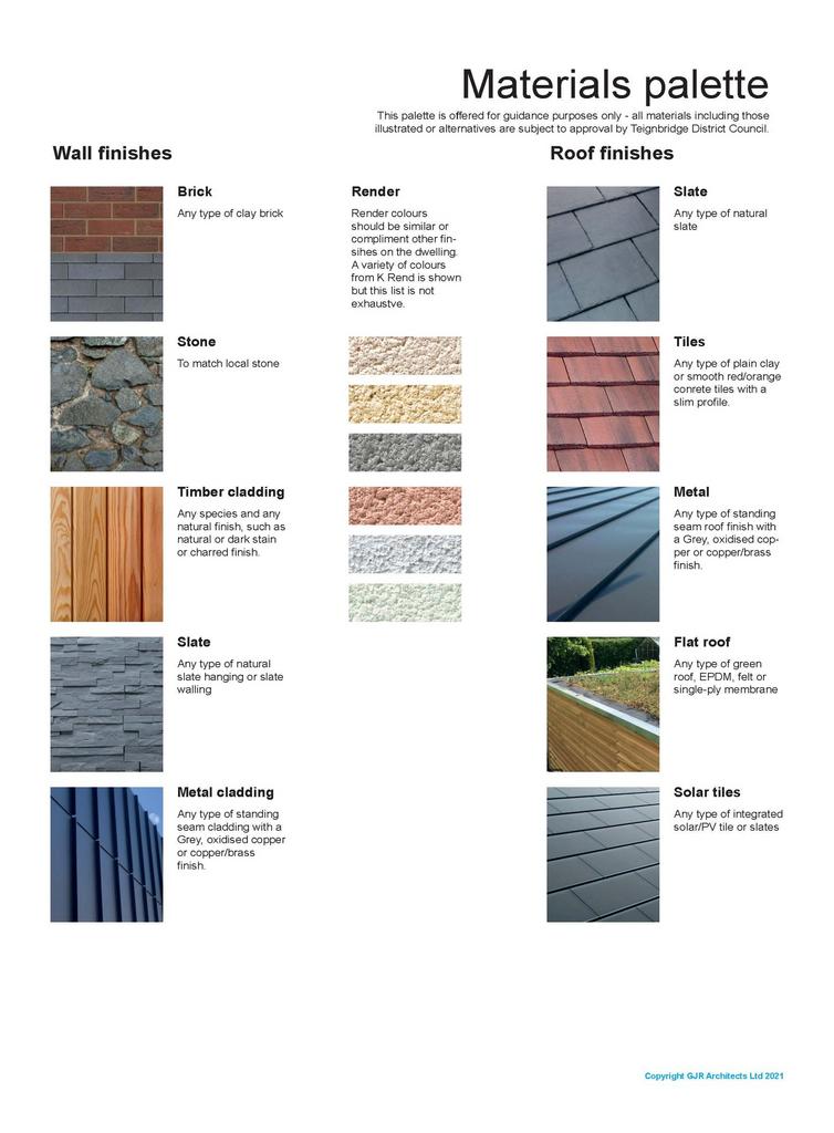 Materials Pallette