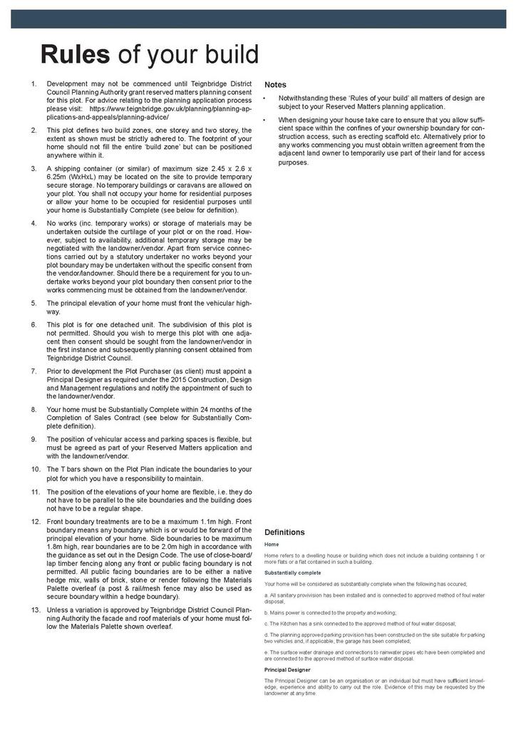 Rulesofbuild