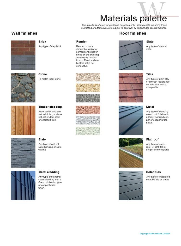 Materials Pallette