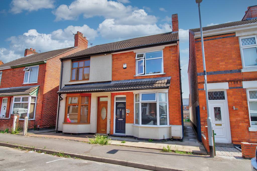 Crescent Road, Hugglescote, LE67 3 bed semidetached house for sale £