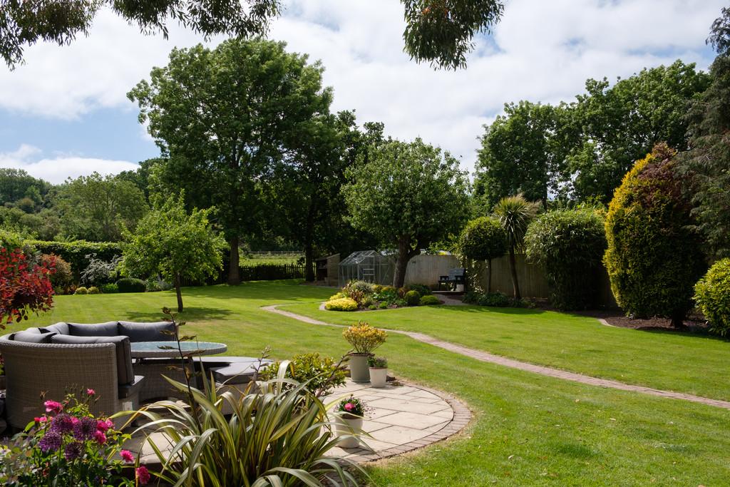Garden dining area