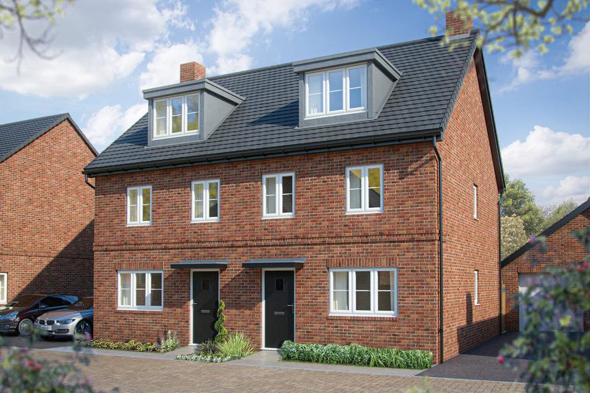 Plot 345, The Beech at Hounsome... 3 bed townhouse - £430,000