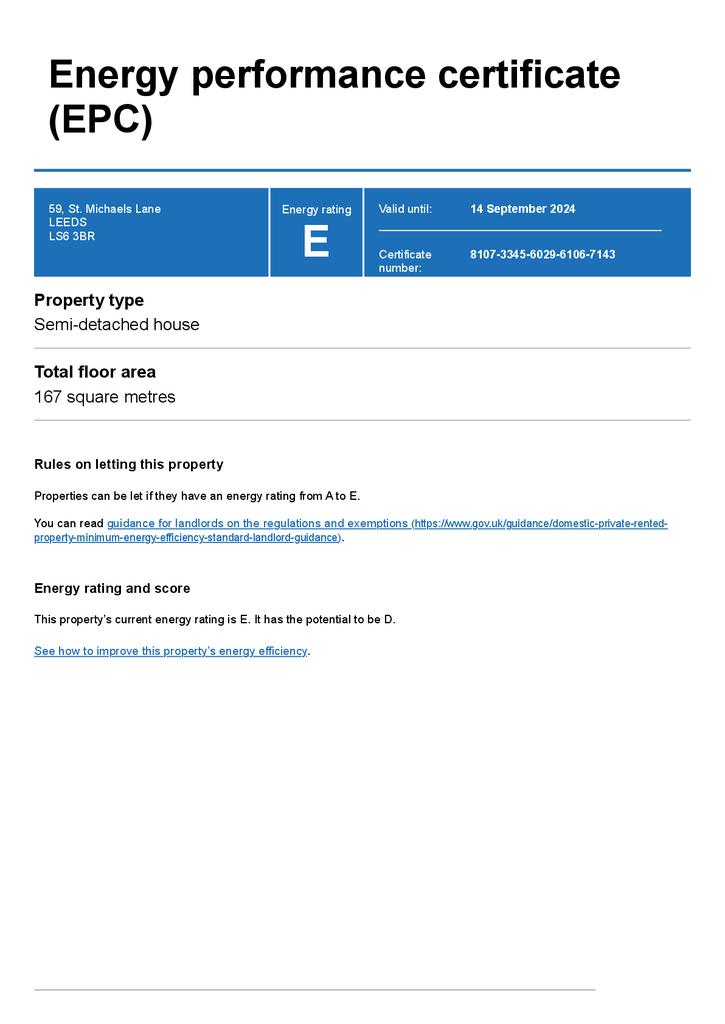 EPC Certificate