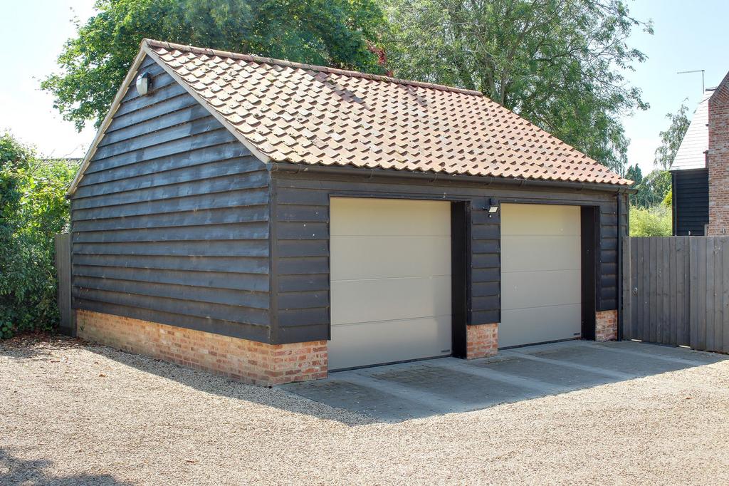 Double Detached Garage with Electric Doors