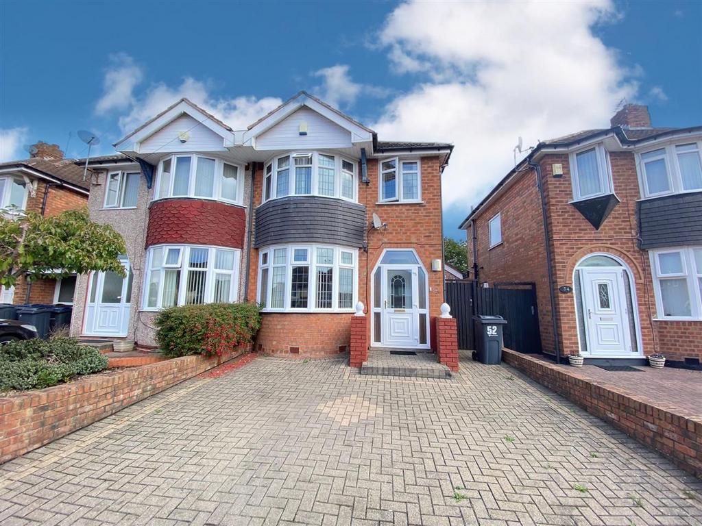 Sheldon, Birmingham B26 3 bed semidetached house for sale £255,000