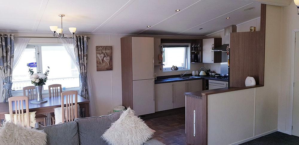 Open-plan living area