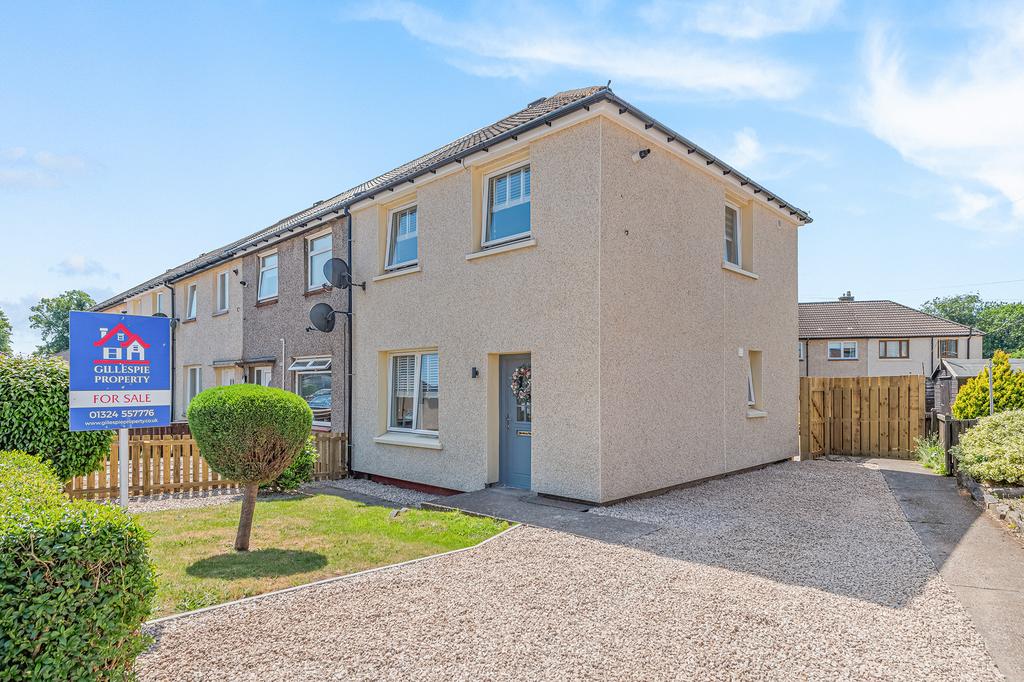 Bruce Drive, Stenhousemuir FK5 2 bed end of terrace house for sale £
