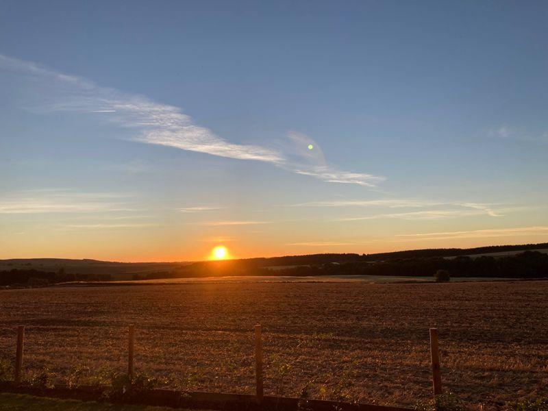Sunset from house