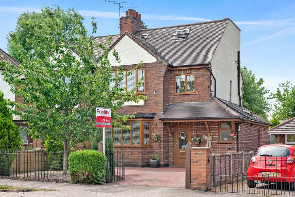 Lutterworth Road, Whitestone, Nuneaton 4 bed semidetached house for