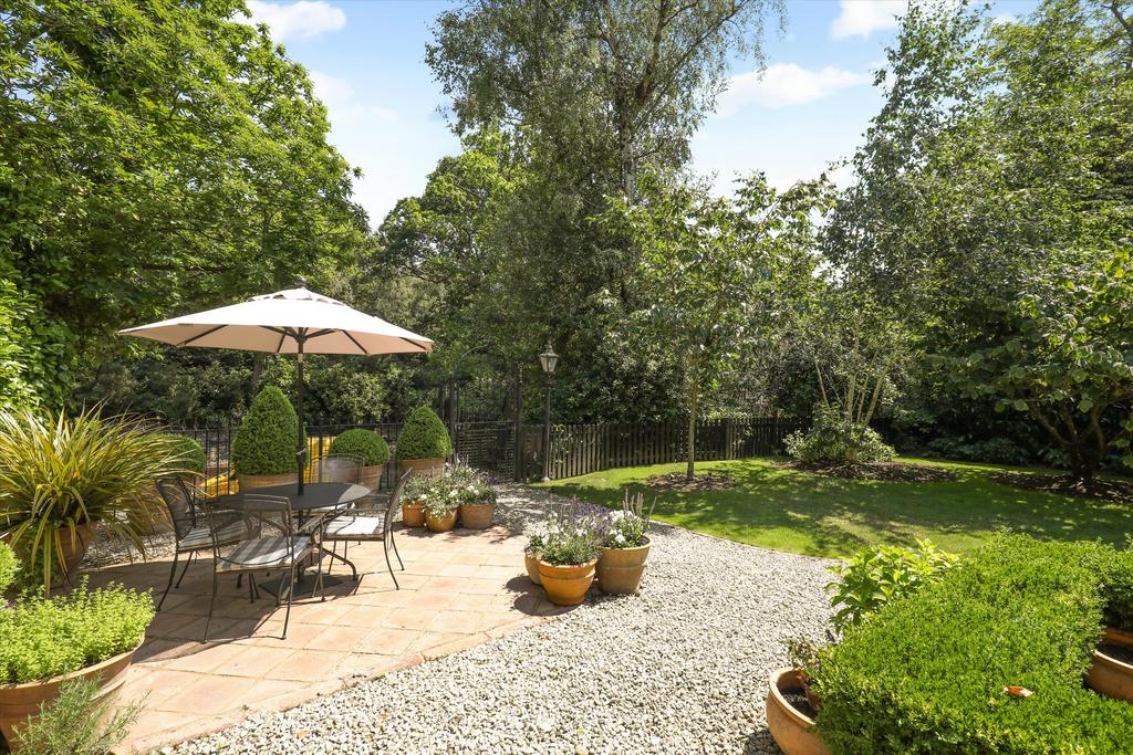 Patio view, garden