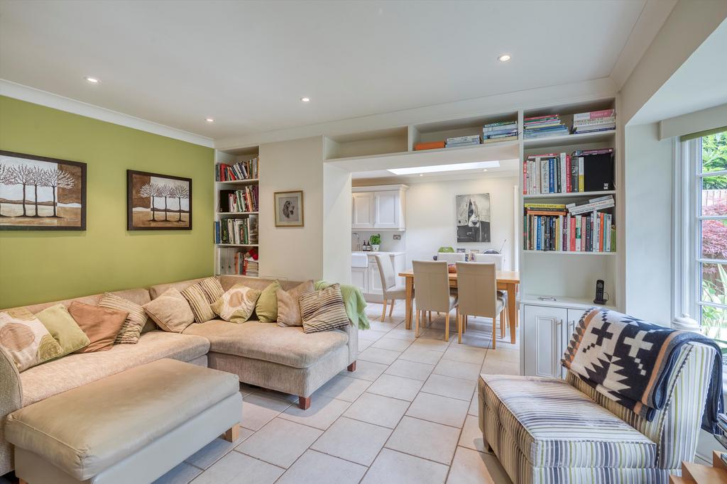 Open-plan living area, open plan living