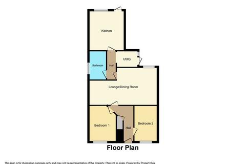 2 bedroom ground floor flat for sale, Vine Street, West Harton, South Shields, Tyne and Wear, NE33 4RF