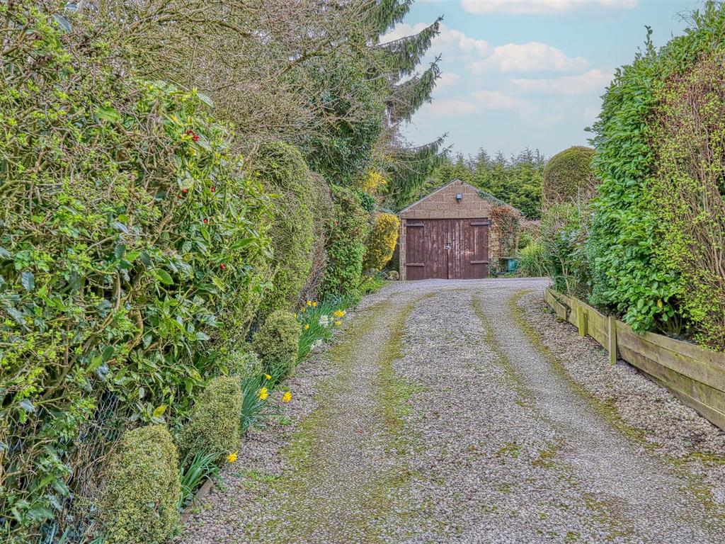 Garage and driveway