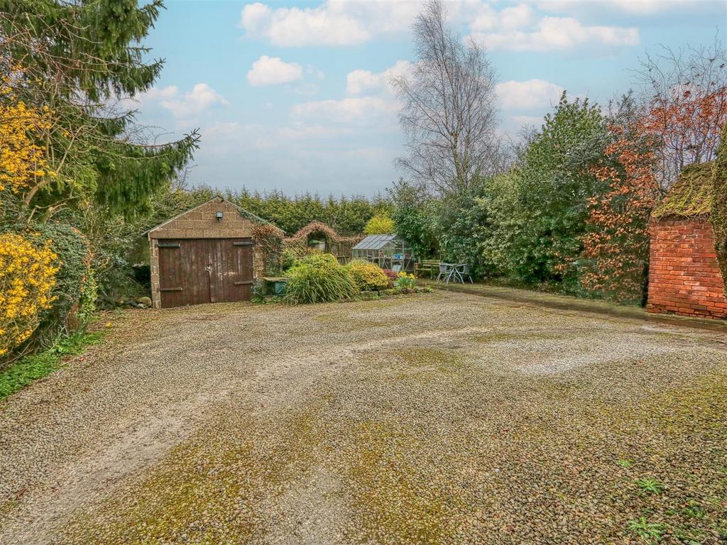 Garage and driveway