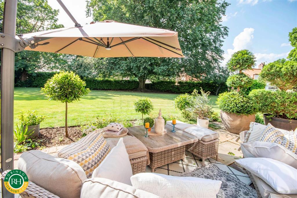 Private patio