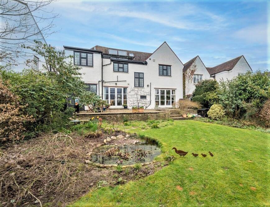 Rear elevation of property: