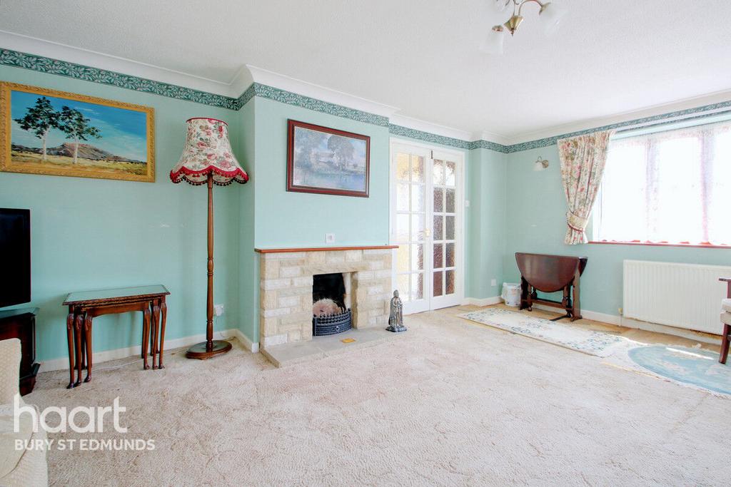 Ash Mead, Badwell Ash, Bury St Edmunds 3 bed detached bungalow for sale