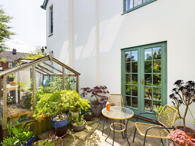 Patio seating area