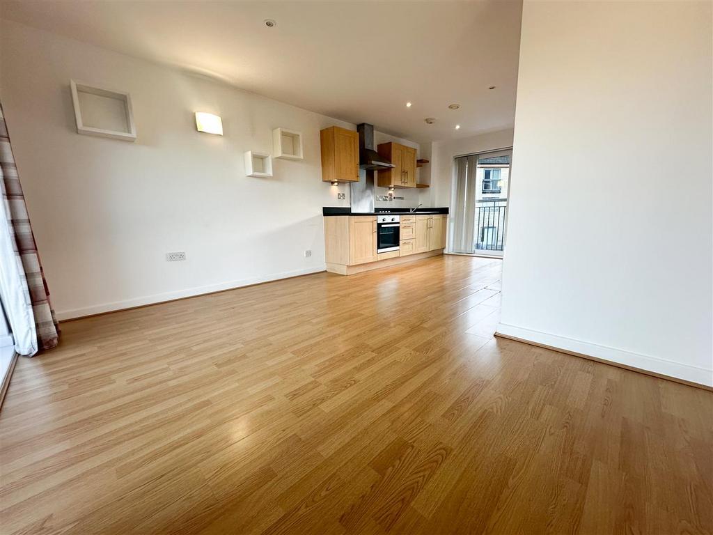 Open plan kitchen diner and lounge
