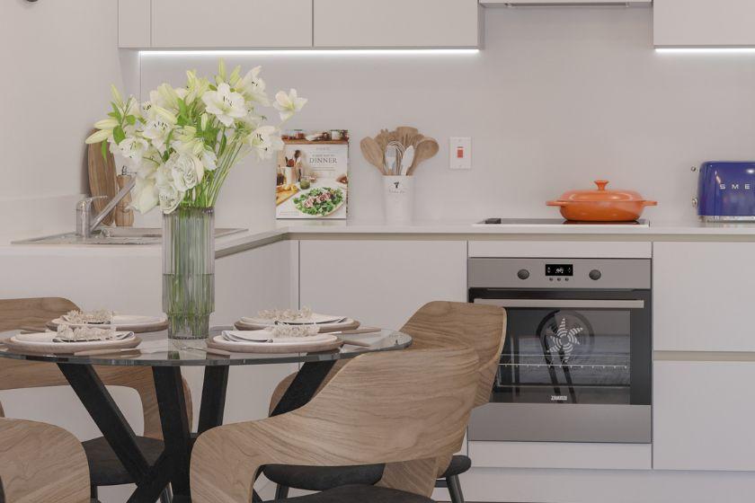 Pullman kitchen / dining