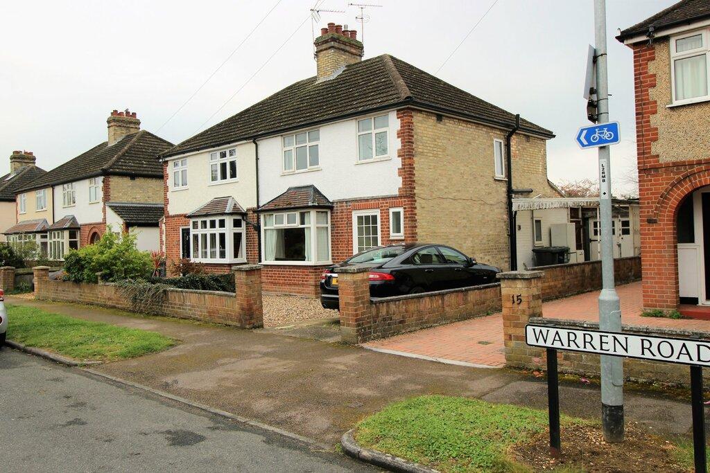 Warren Road, Cambridge, Cambridgeshire 3 bed semidetached house £