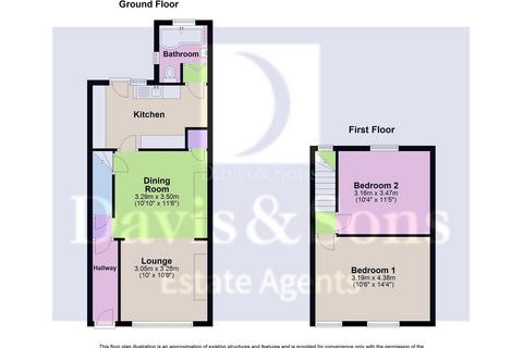 2 bedroom terraced house for sale, Pontymason Lane, Rogerstone, Newport. NP10