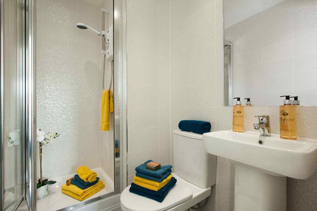 Bathroom away from the family