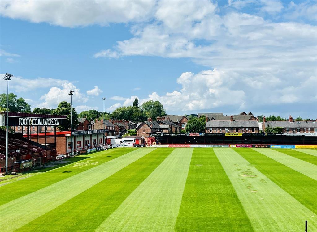 Views over football ground