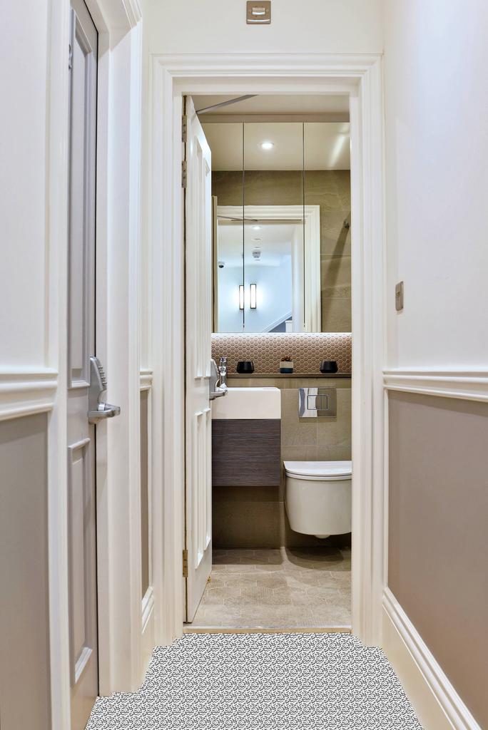 Shared bathroom with one other studio