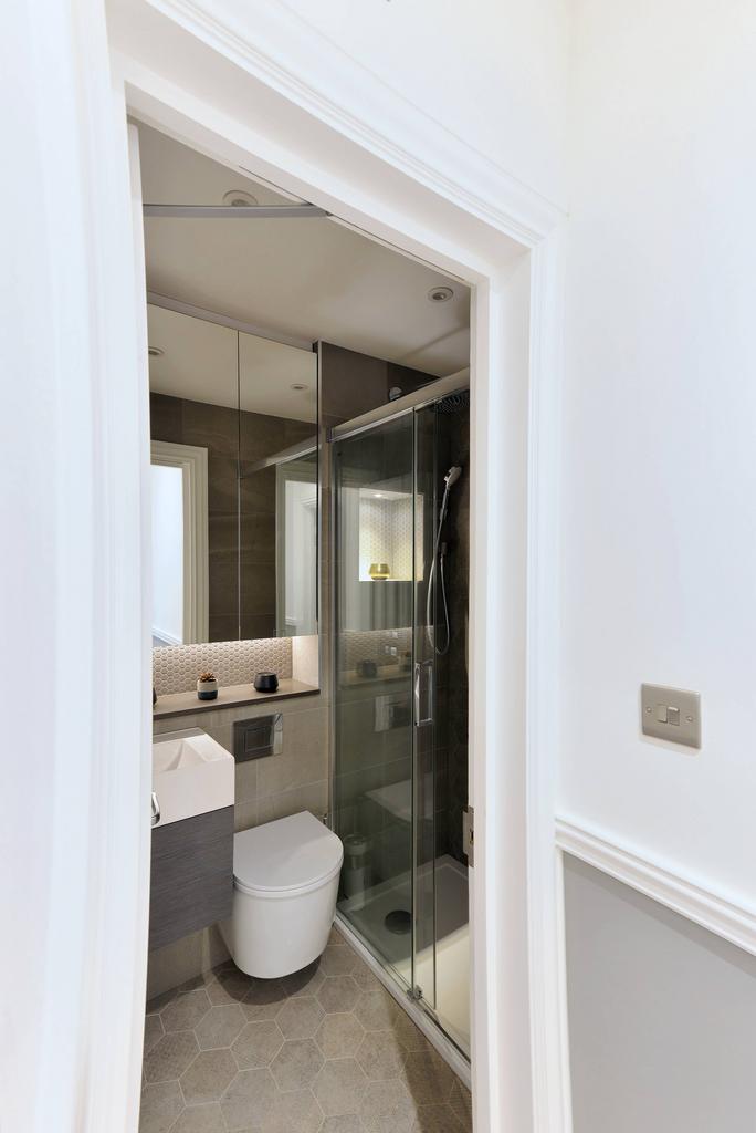 Shared bathroom with one other studio