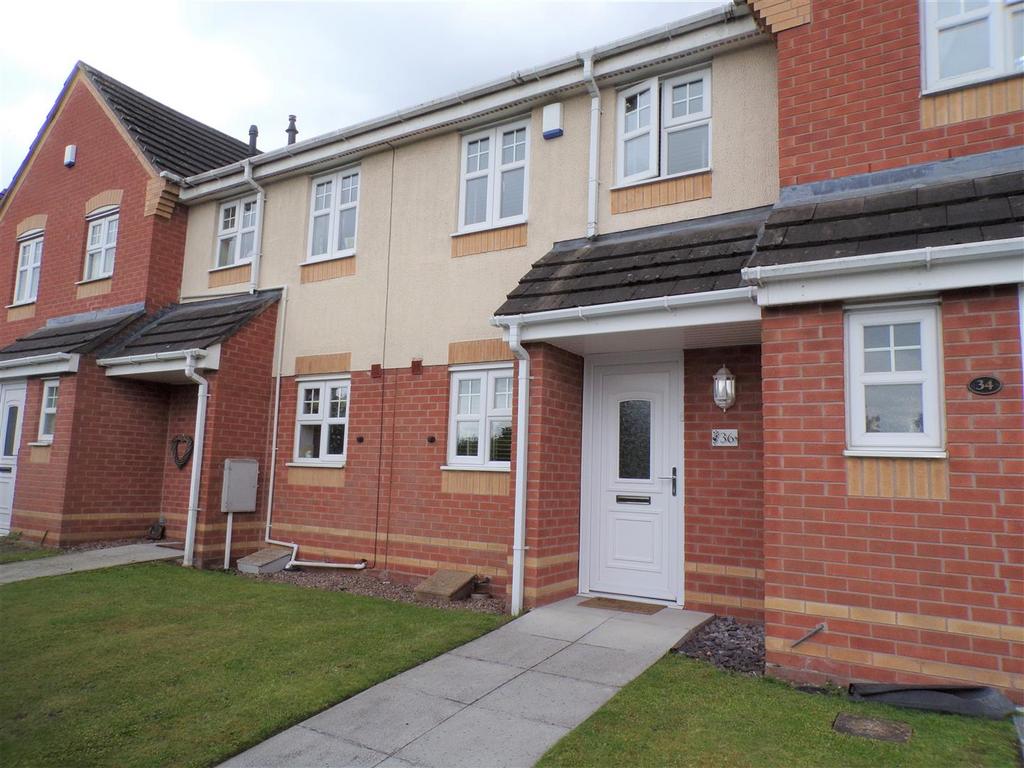 Lower Birches Way, Rugeley 2 bed terraced house £187,000