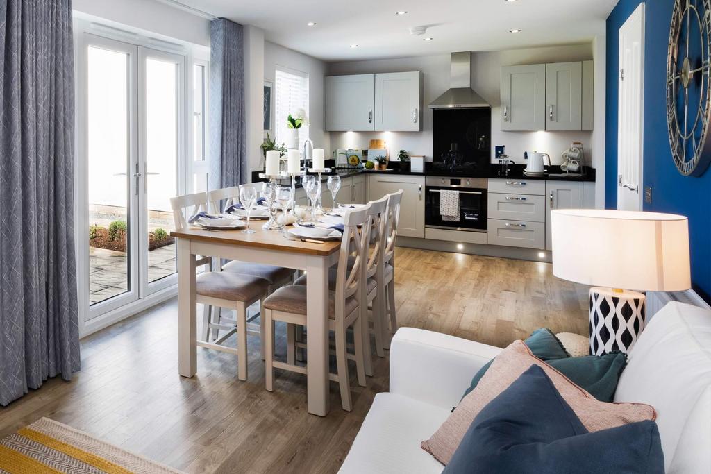 Balmoral open-plan kitchen/dining/family room