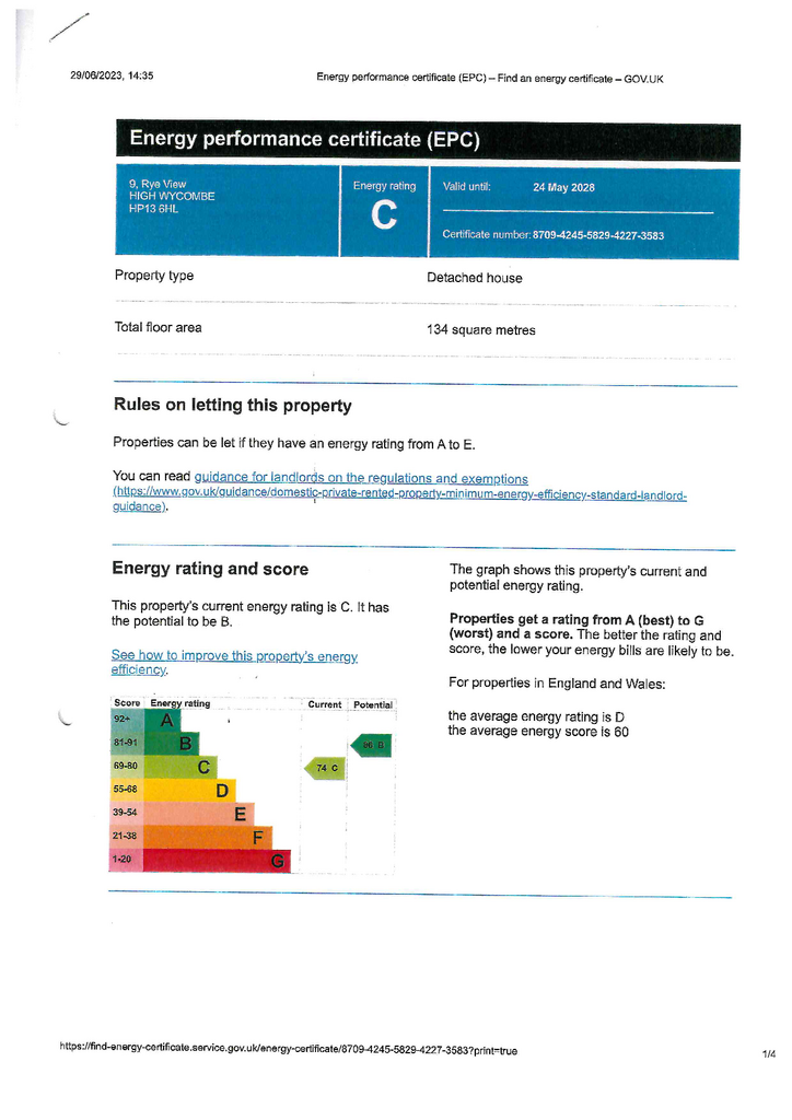 EPC Certificate