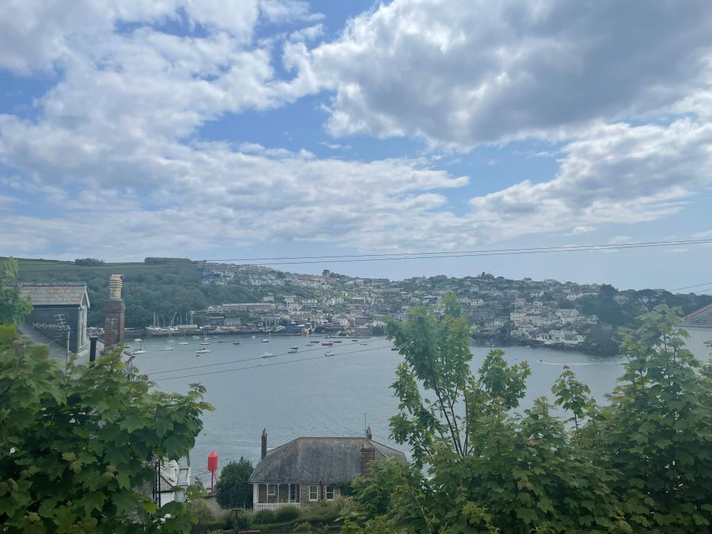 View from River Fowey and towards Polruan