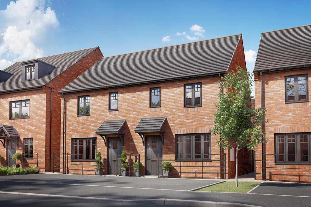 Exterior CGI view of our 3 bed Ellerton home