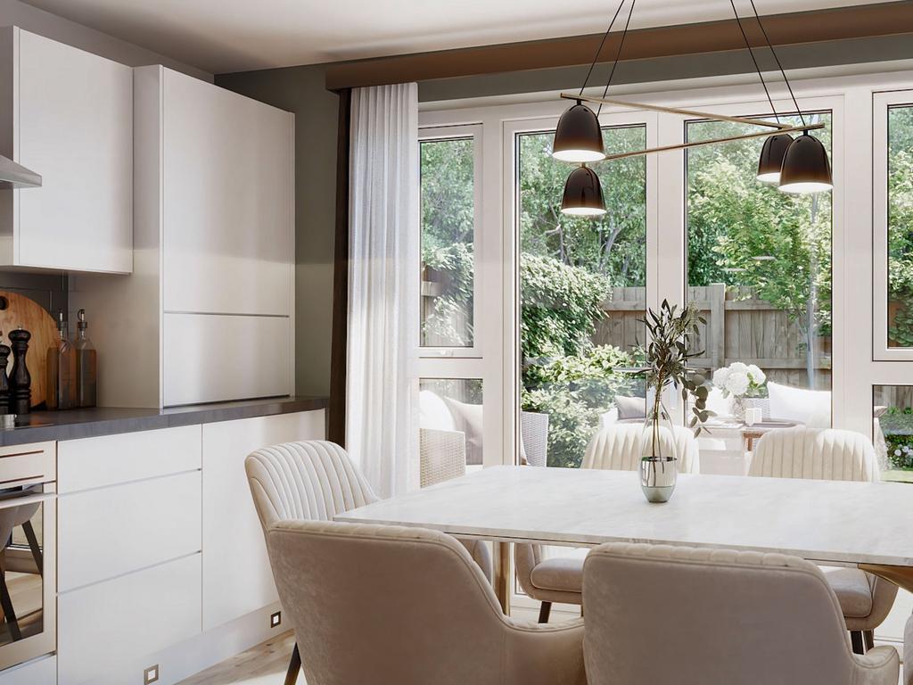 Image of kitchen/dining room in 3 bedroom Duart...