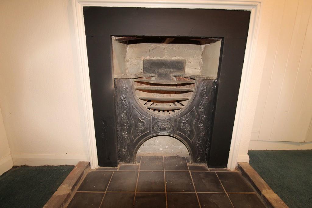 Bedroom two fireplace