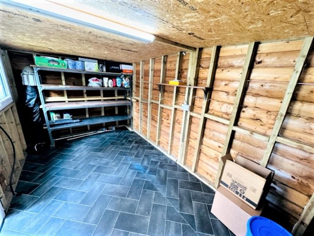 Rear shed